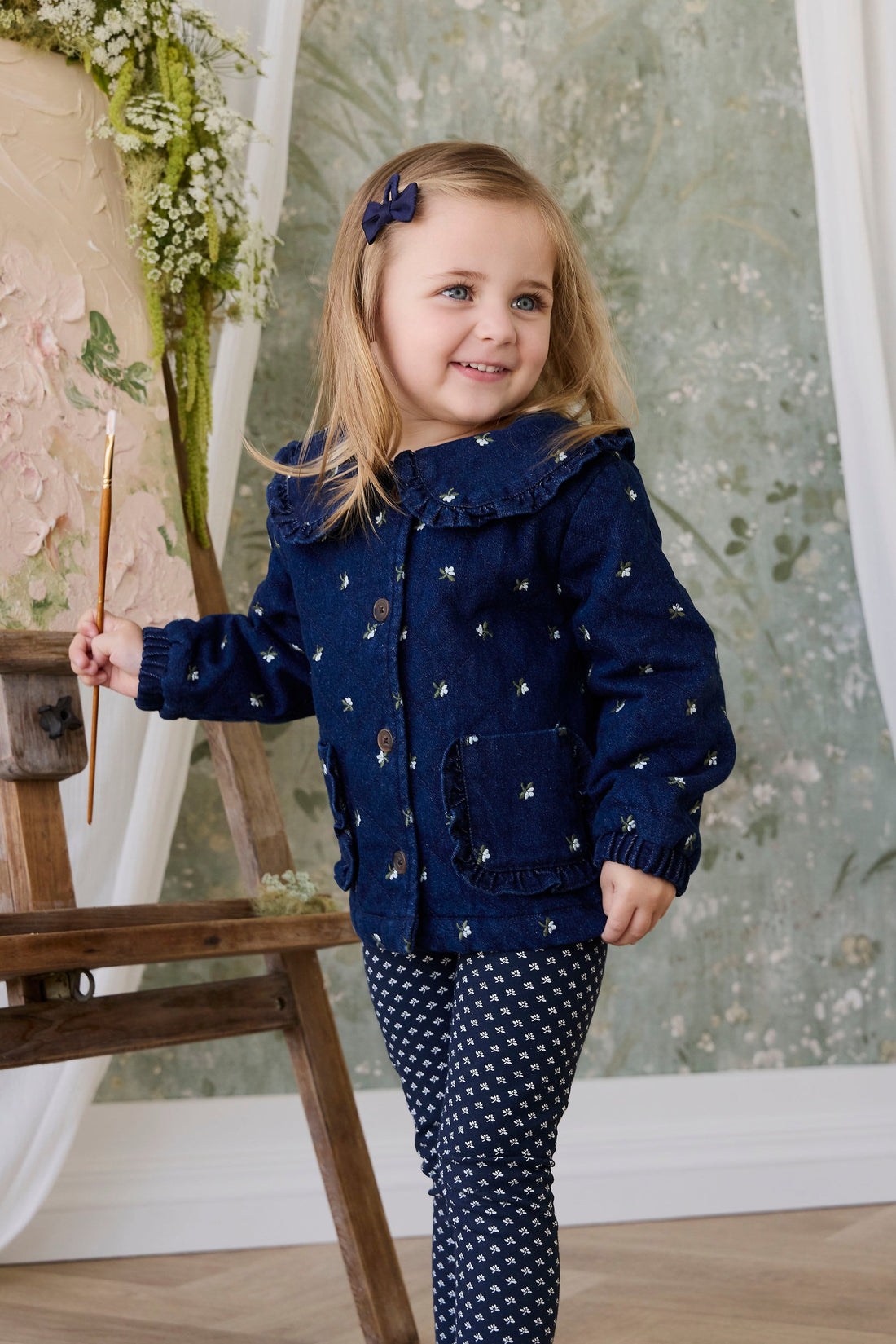 Amandine Jacket - Lisa Indigo Childrens Jacket from Jamie Kay Australia
