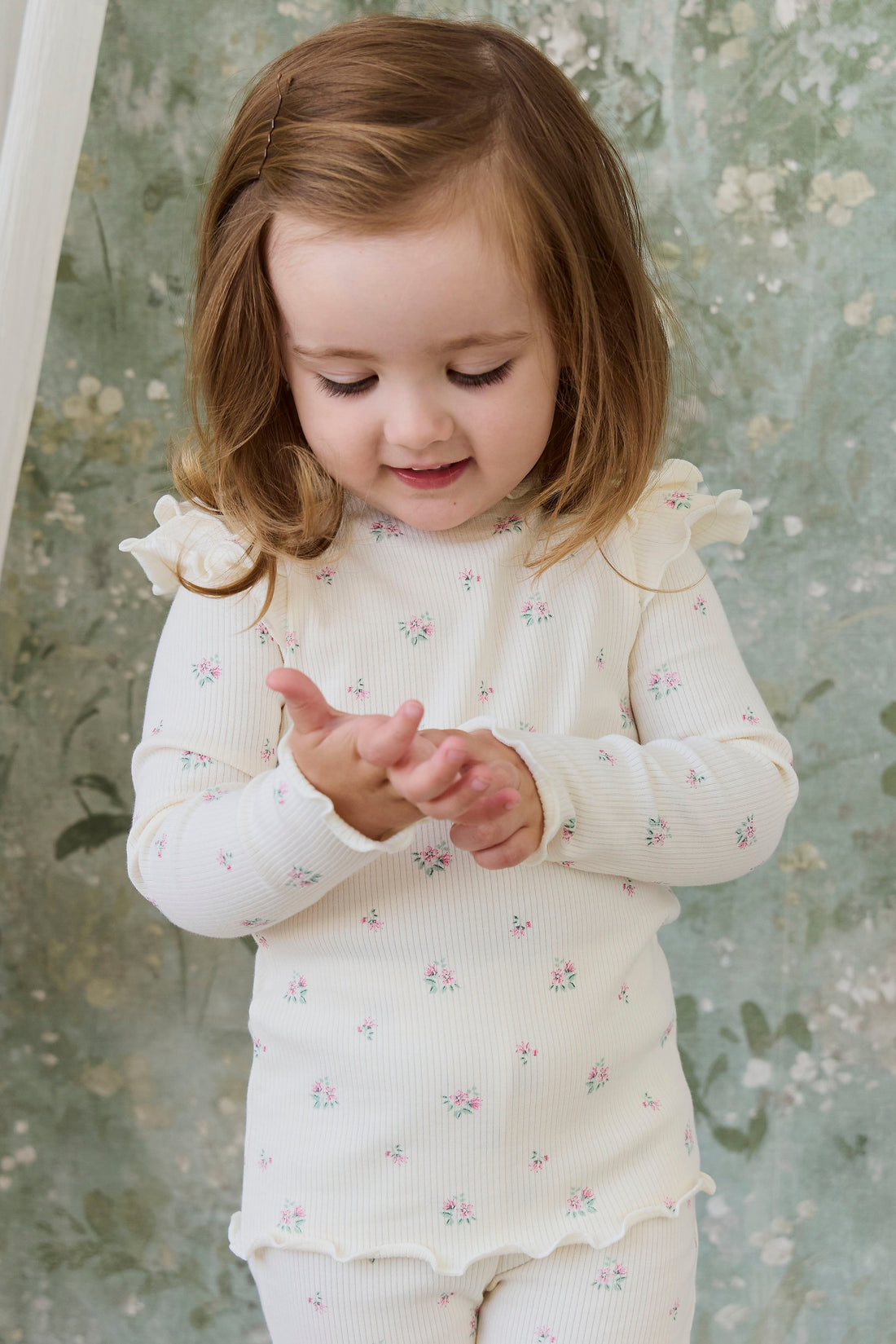 Organic Cotton Rib Winslet Top - Emma Whisper Childrens Top from Jamie Kay Australia