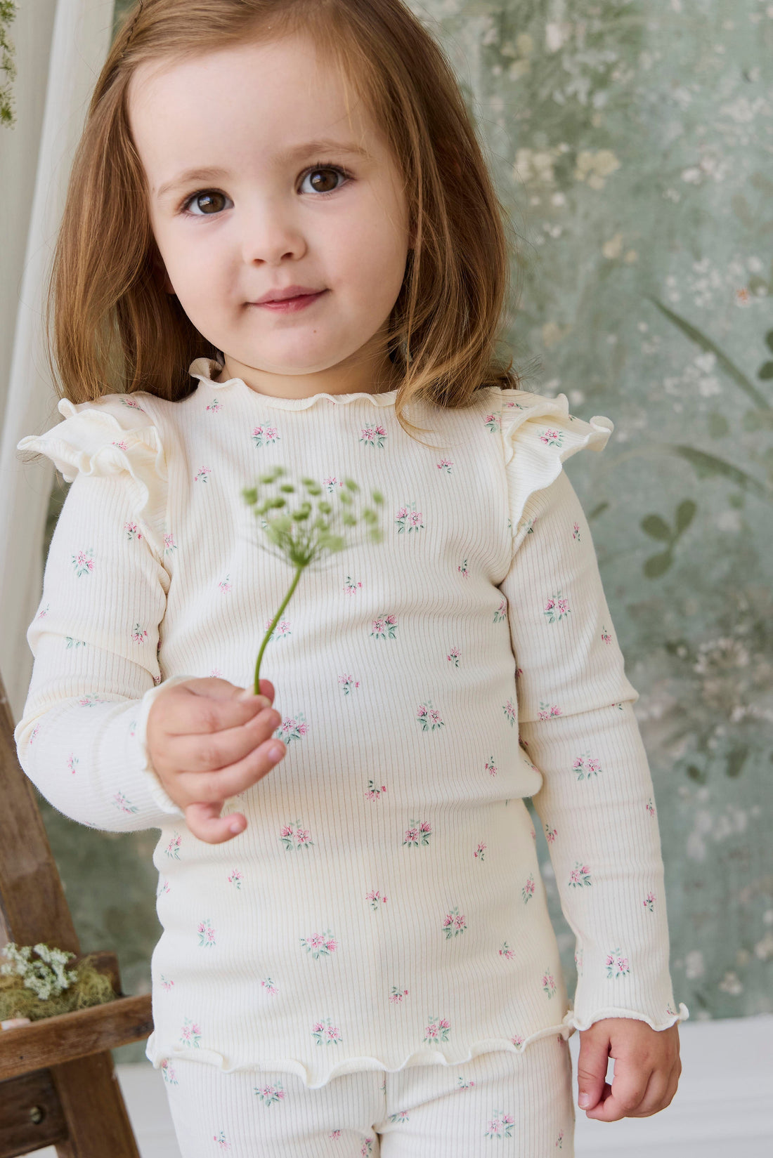 Organic Cotton Rib Winslet Top - Emma Whisper Childrens Top from Jamie Kay Australia