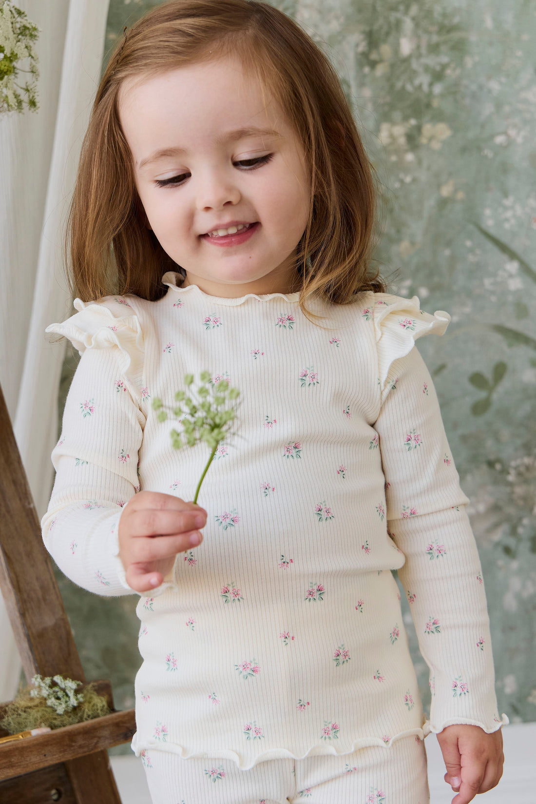 Organic Cotton Rib Winslet Top - Emma Whisper Childrens Top from Jamie Kay Australia
