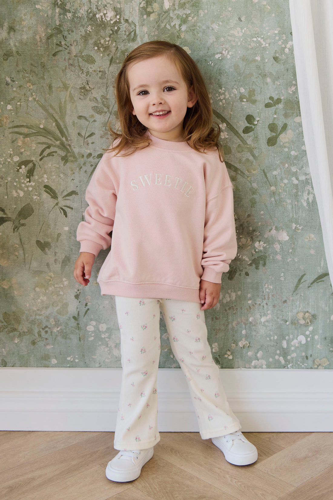 Organic Cotton Rib Winslet Pant - Emma Whisper Childrens Pant from Jamie Kay Australia