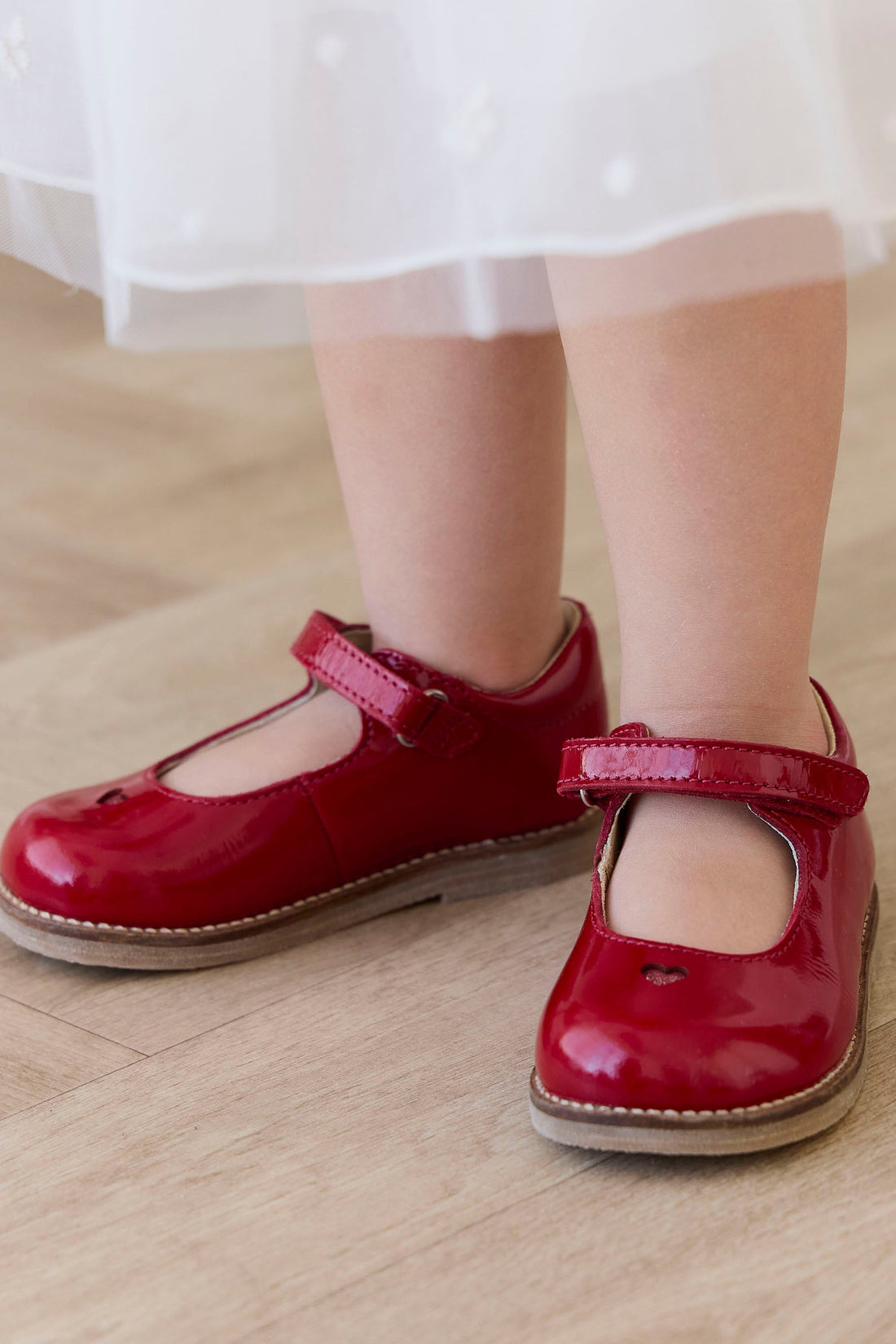 Dahlia Loafer - Patent Red Childrens Footwear from Jamie Kay Australia