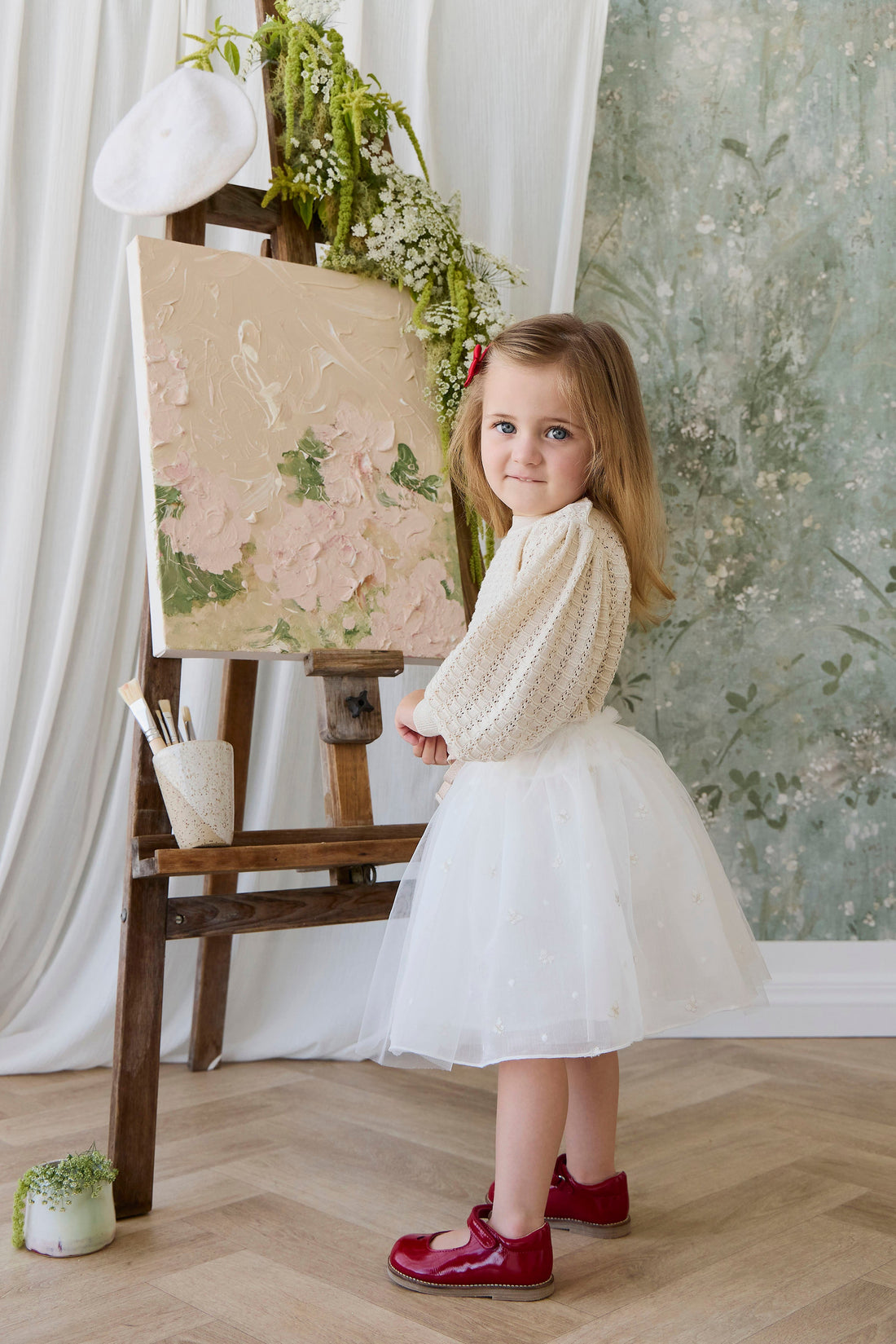 Monica Jumper - Vanilla Childrens Jumper from Jamie Kay Australia