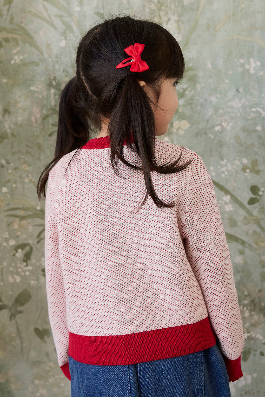 Liana Cardigan - Liana Cherry Childrens Cardigan from Jamie Kay Australia