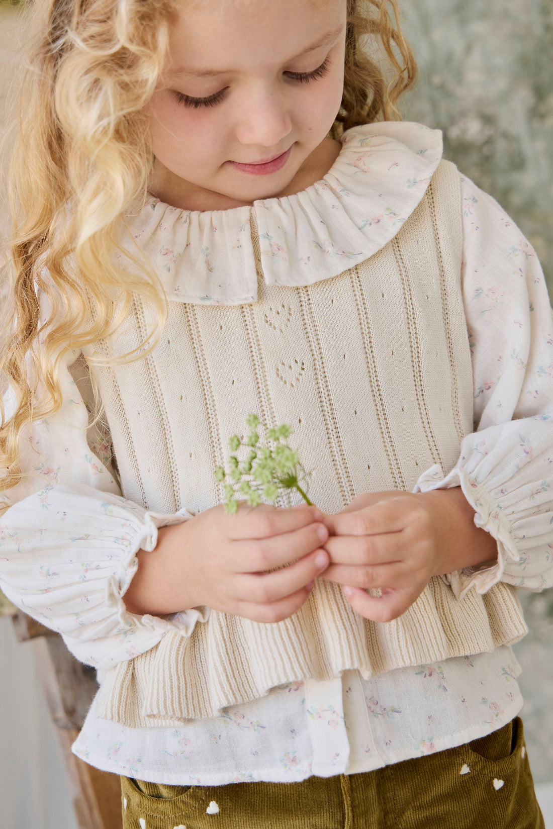 Antonia Top - Vanilla Childrens Top from Jamie Kay Australia