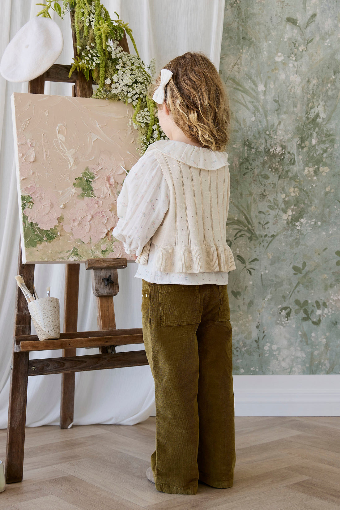 Antonia Top - Vanilla Childrens Top from Jamie Kay Australia