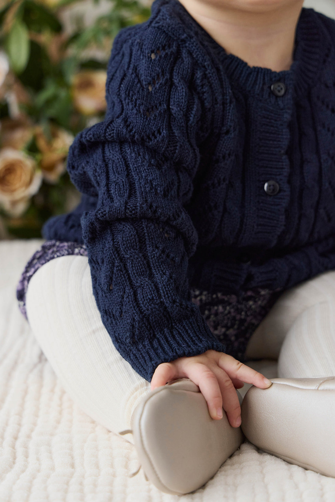 Arabella Knitted Cardigan - Starry Night Childrens Cardigan from Jamie Kay Australia