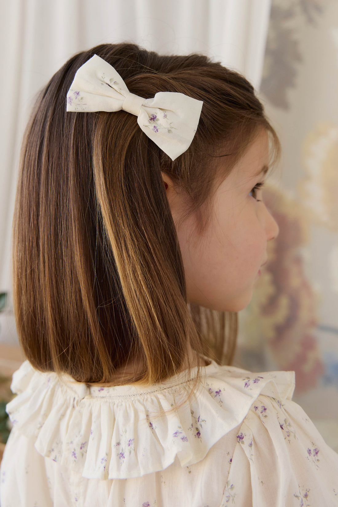 Organic Cotton Leonie Top - Jade Floral Childrens Top from Jamie Kay Australia