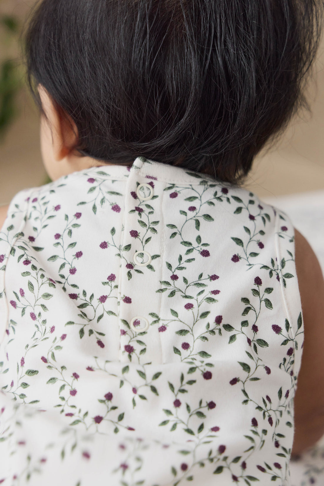 Organic Cotton Lionel Playsuit - Mulberries Childrens Playsuit from Jamie Kay Australia