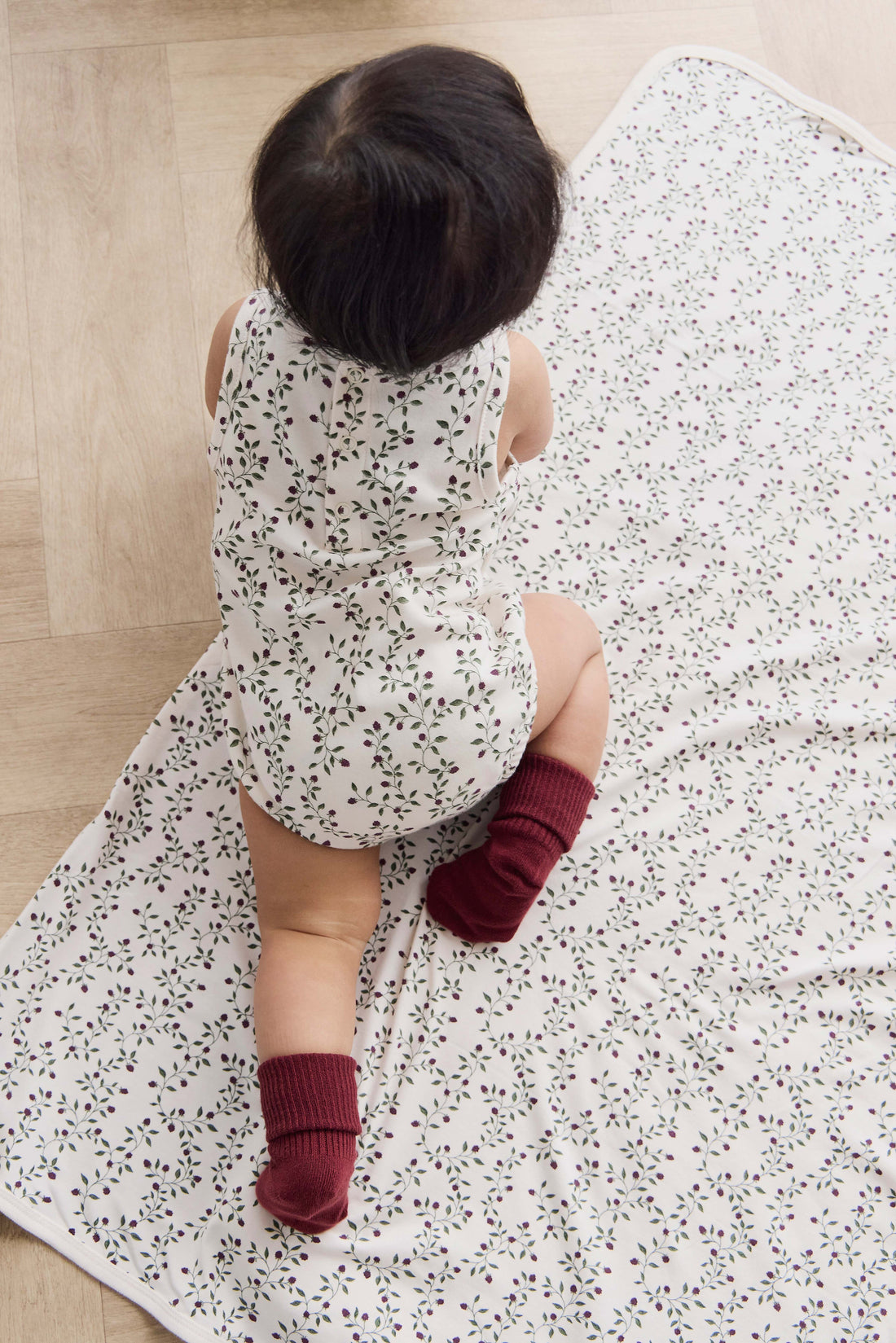 Organic Cotton Lionel Playsuit - Mulberries Childrens Playsuit from Jamie Kay Australia