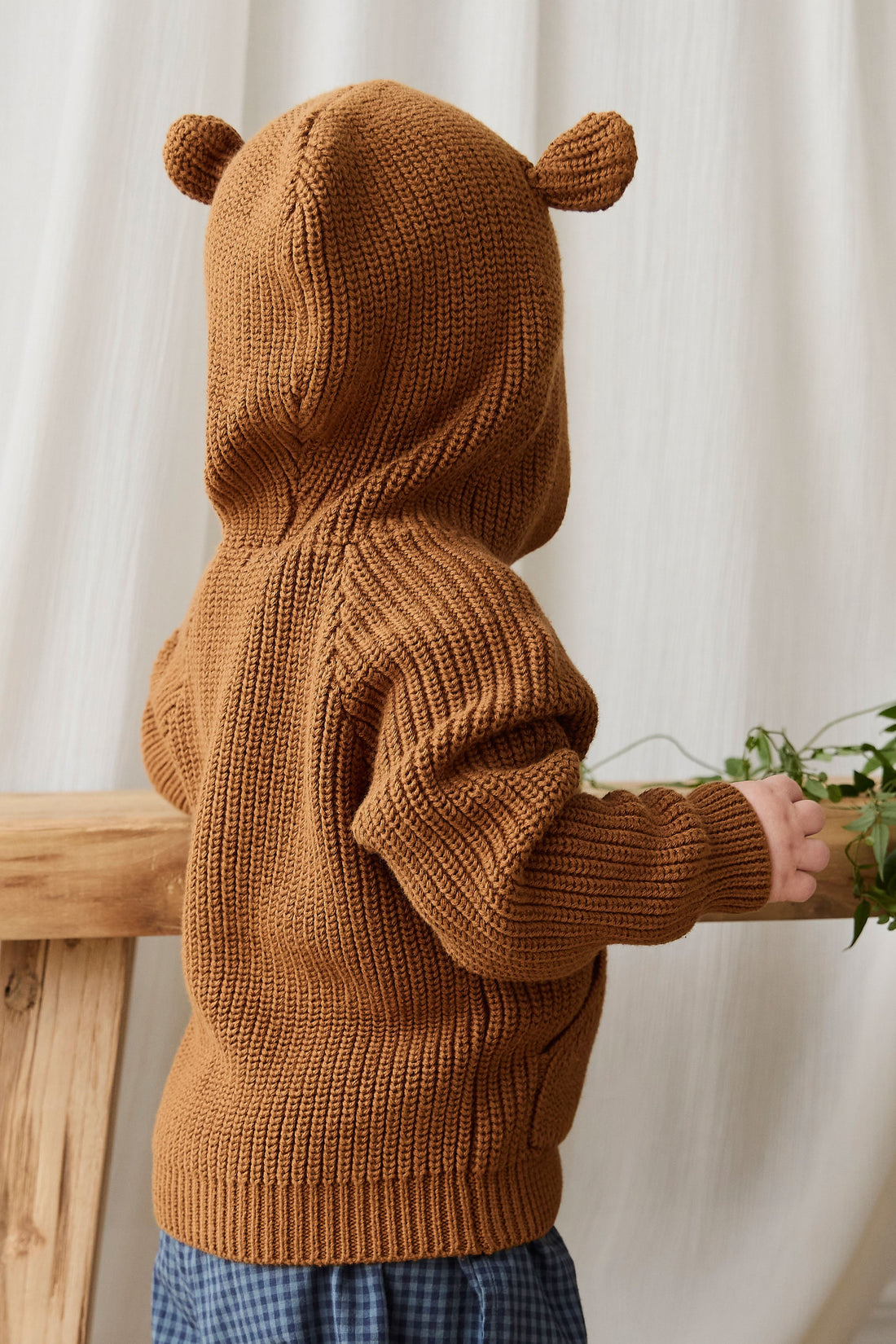 Bear Cardigan - Spice Childrens Cardigan from Jamie Kay Australia