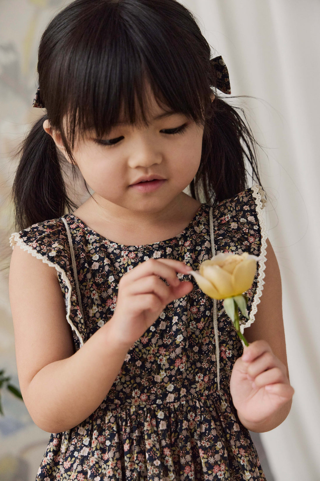 Organic Cotton Helene Dress - Luca Floral Childrens Dress from Jamie Kay Australia