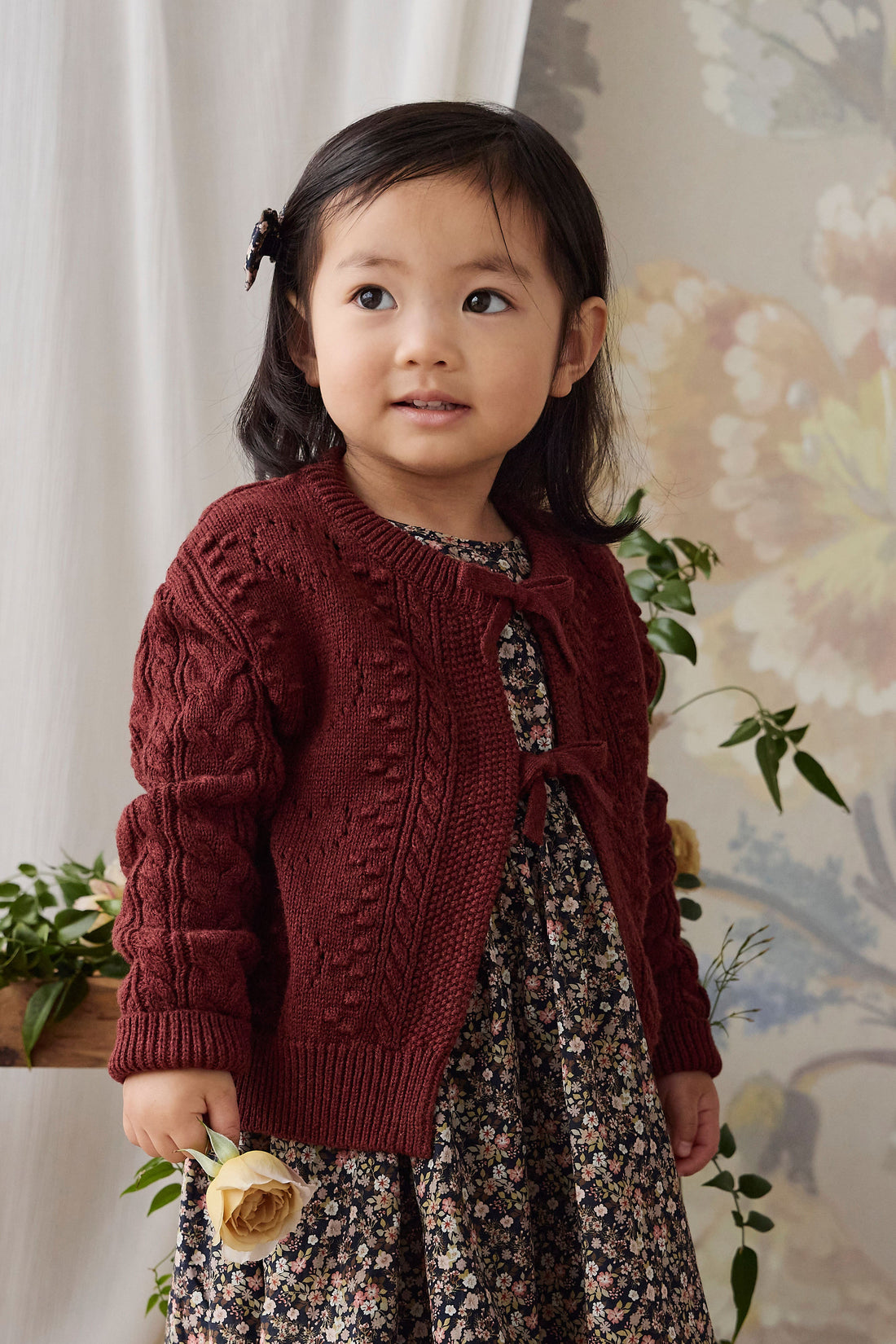 Josephine Knitted Cardigan - Veneer Childrens Cardigan from Jamie Kay Australia