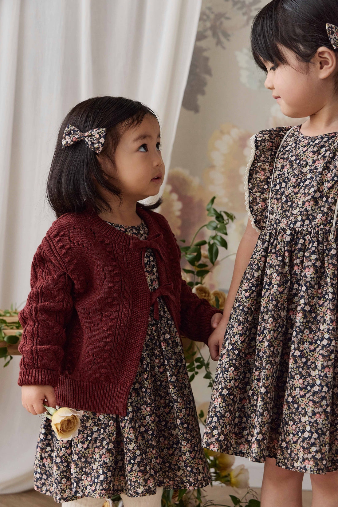 Josephine Knitted Cardigan - Veneer Childrens Cardigan from Jamie Kay Australia