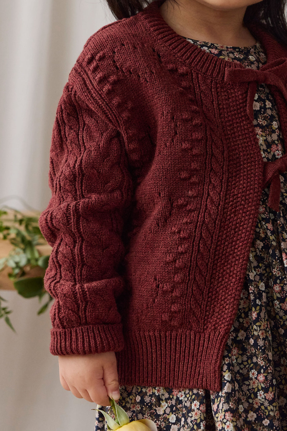 Josephine Knitted Cardigan - Veneer Childrens Cardigan from Jamie Kay Australia