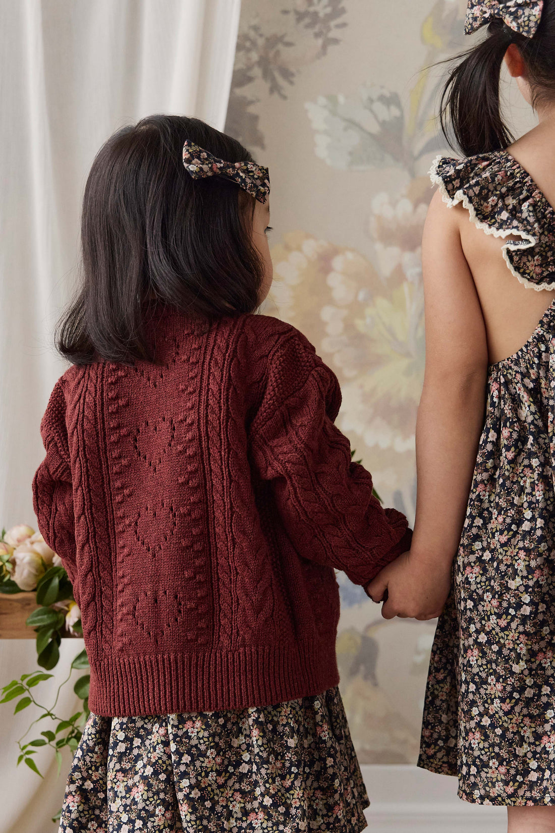 Josephine Knitted Cardigan - Veneer Childrens Cardigan from Jamie Kay Australia