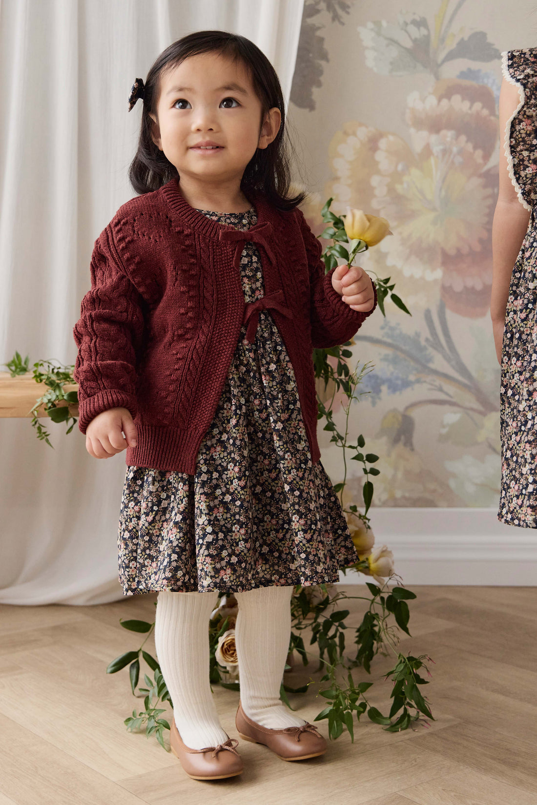 Josephine Knitted Cardigan - Veneer Childrens Cardigan from Jamie Kay Australia