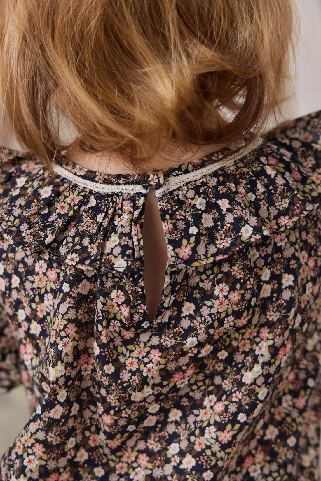 Organic Cotton Leonie Top - Luca Floral Childrens Top from Jamie Kay Australia