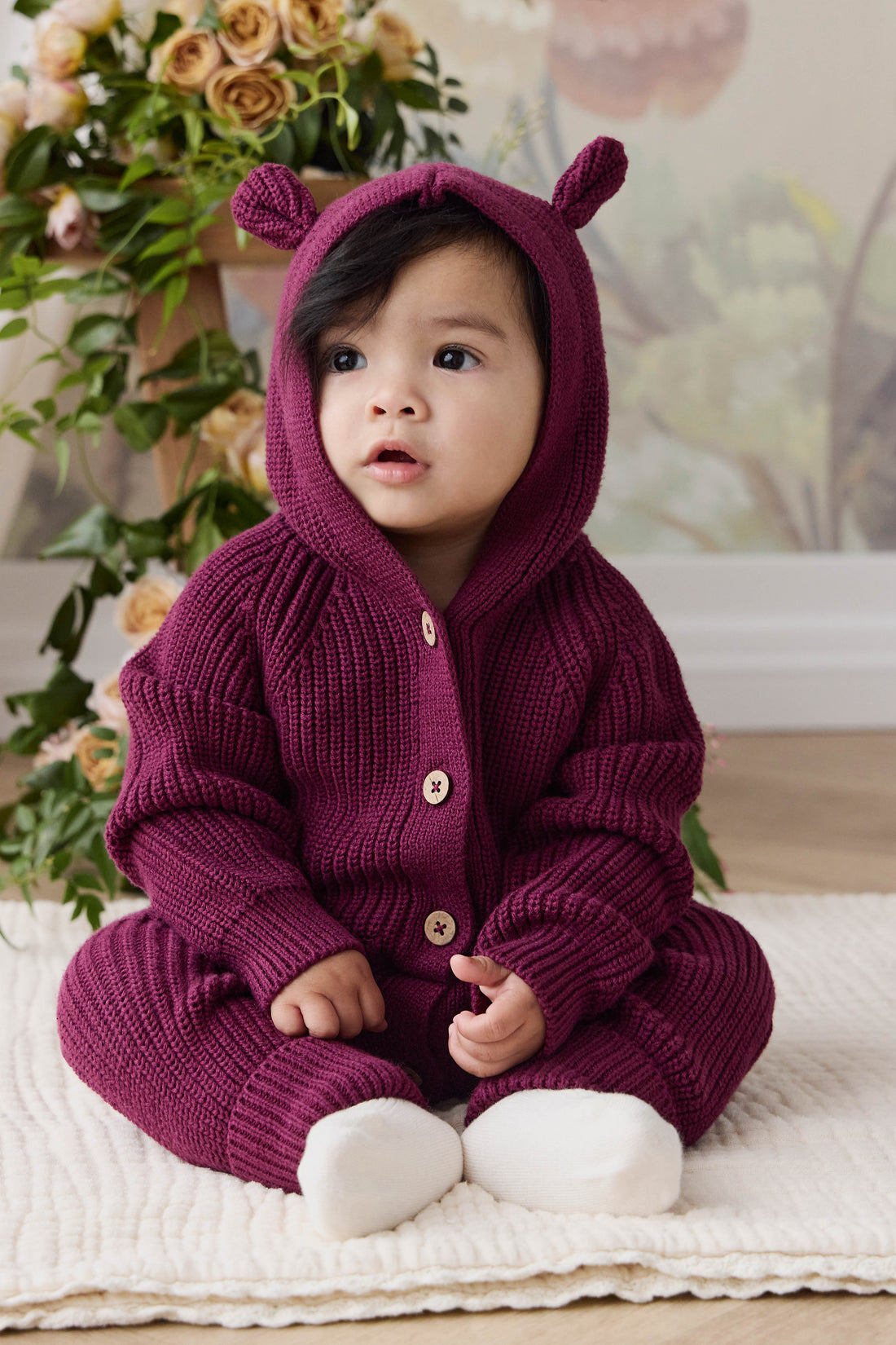 Bear Onepiece - Sweet Mulberry Childrens Onepiece from Jamie Kay Australia