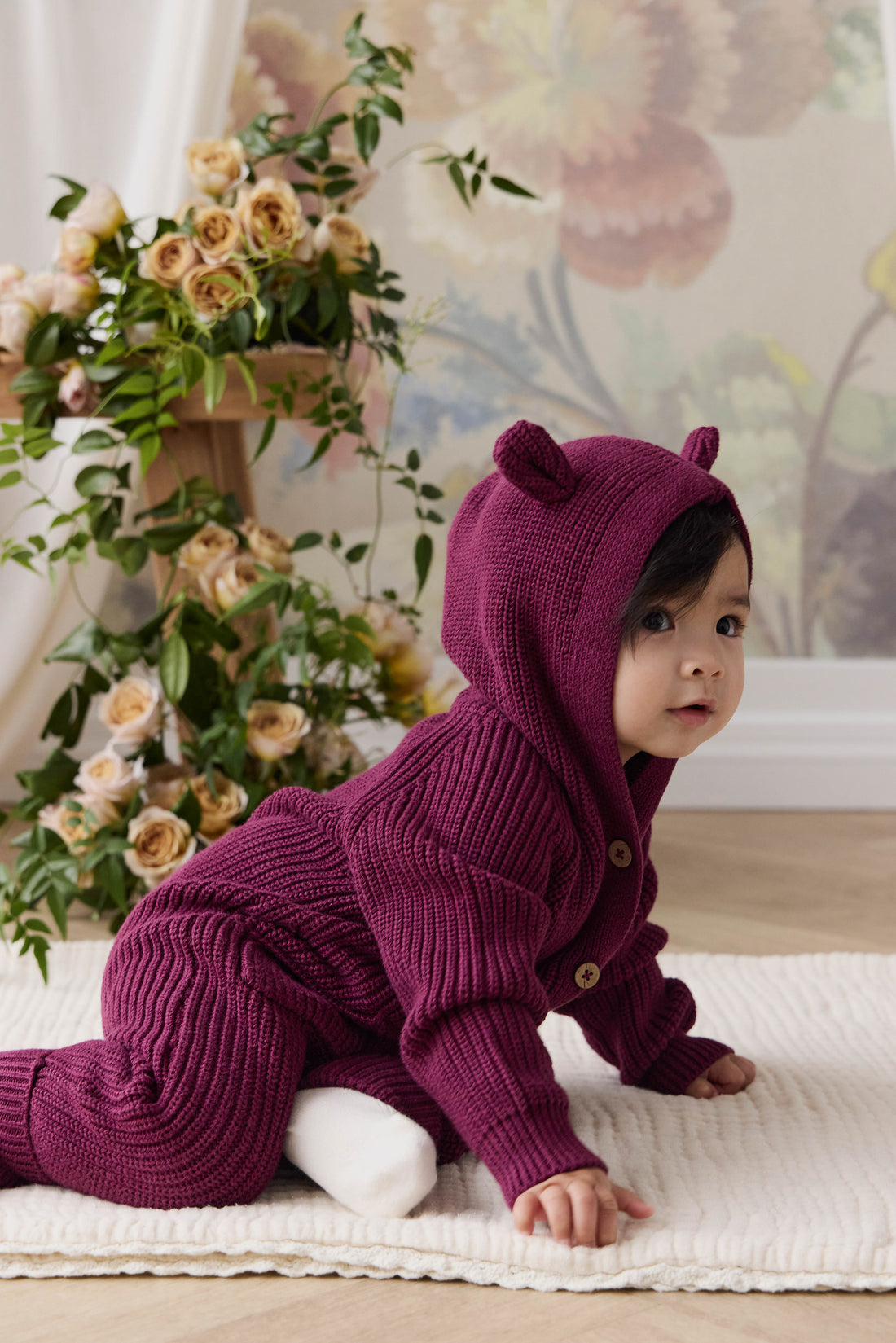 Bear Onepiece - Sweet Mulberry Childrens Onepiece from Jamie Kay Australia