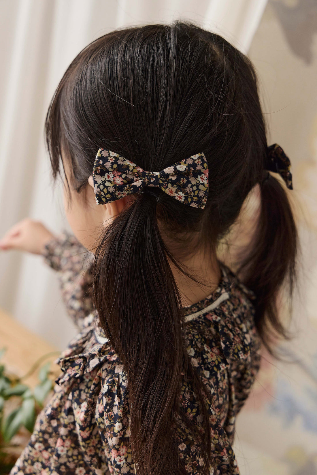 Organic Cotton Desiree Bow - Luca Floral Childrens Bow from Jamie Kay Australia