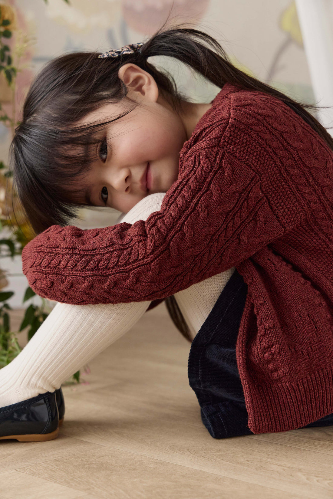 Josephine Knitted Cardigan - Veneer Childrens Cardigan from Jamie Kay Australia