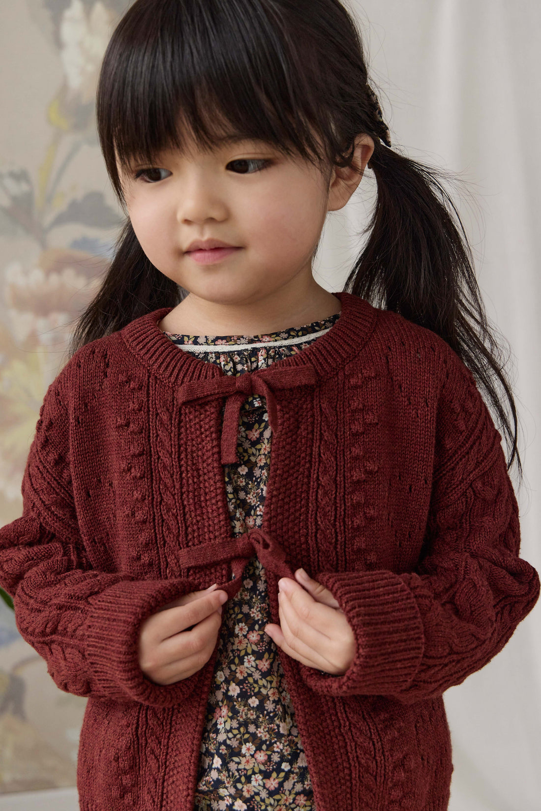 Josephine Knitted Cardigan - Veneer Childrens Cardigan from Jamie Kay Australia