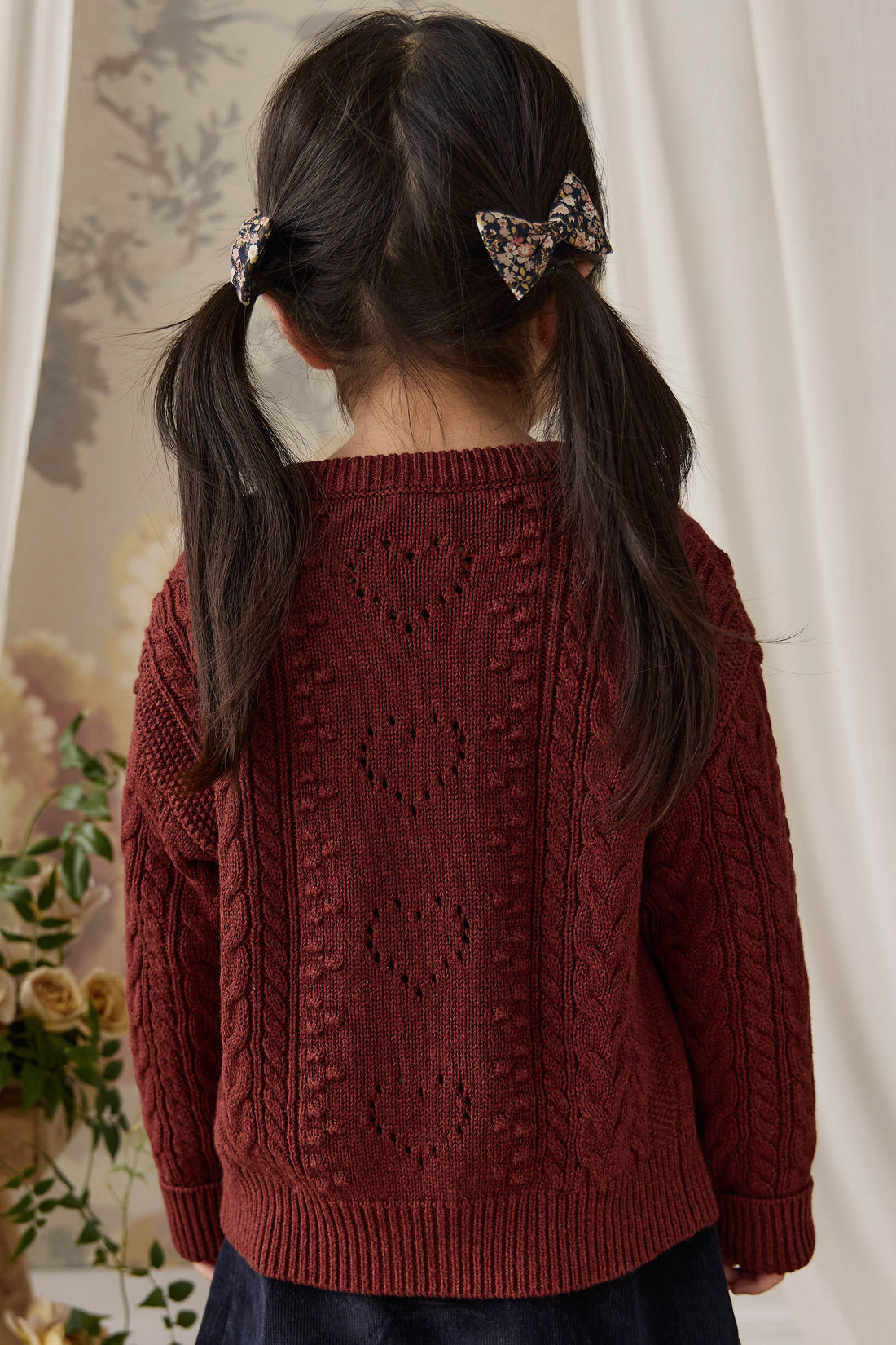 Josephine Knitted Cardigan - Veneer Childrens Cardigan from Jamie Kay Australia