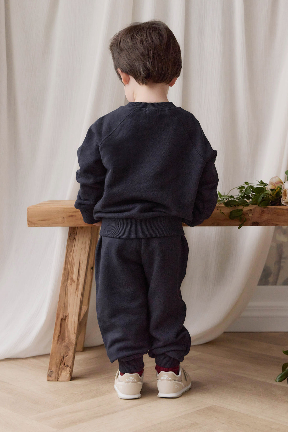 Organic Cotton Nash Track Pant - Maritime Childrens Pants from Jamie Kay Australia