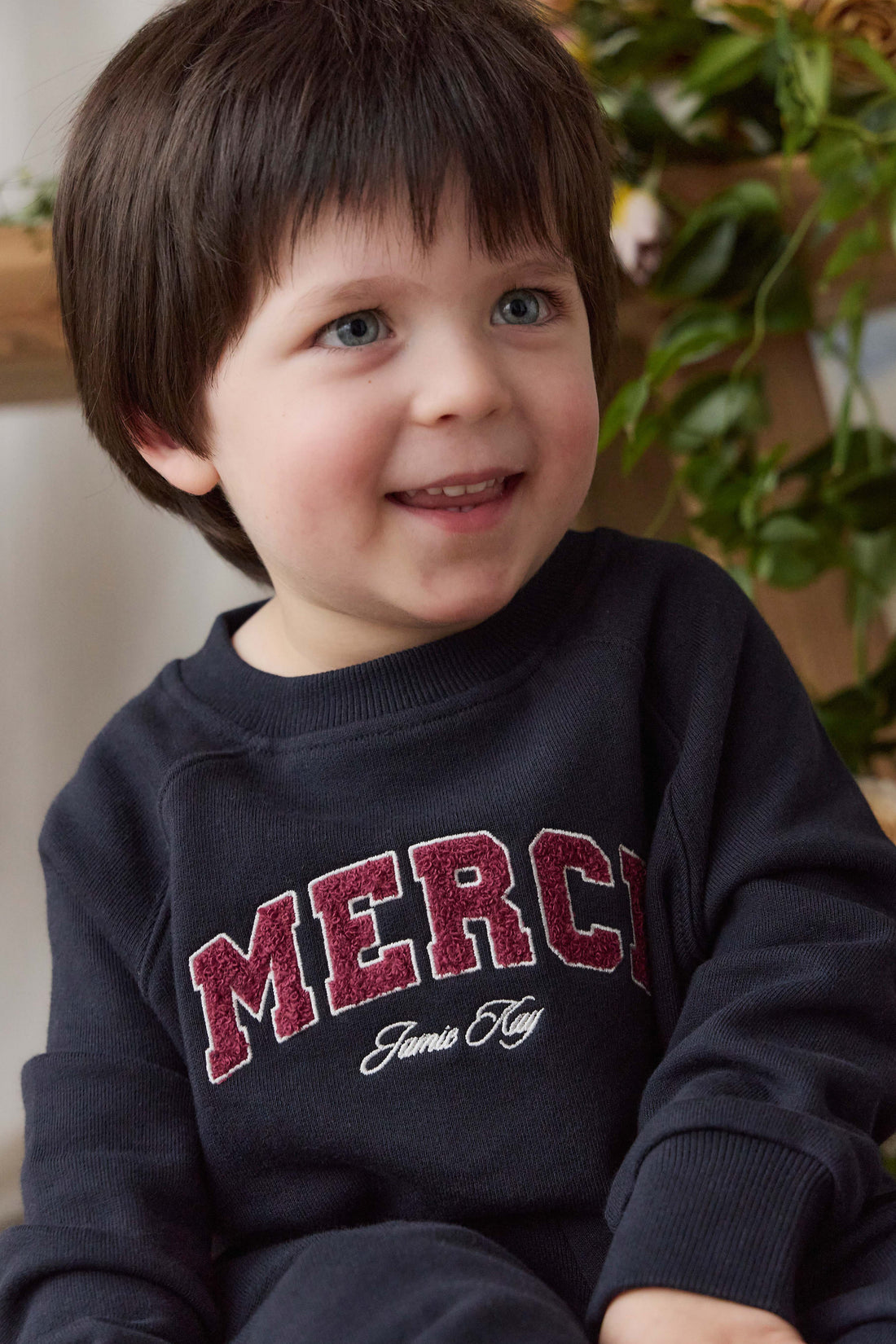 Organic Cotton Nash Sweatshirt - Maritime Merci Childrens Sweatshirt from Jamie Kay Australia