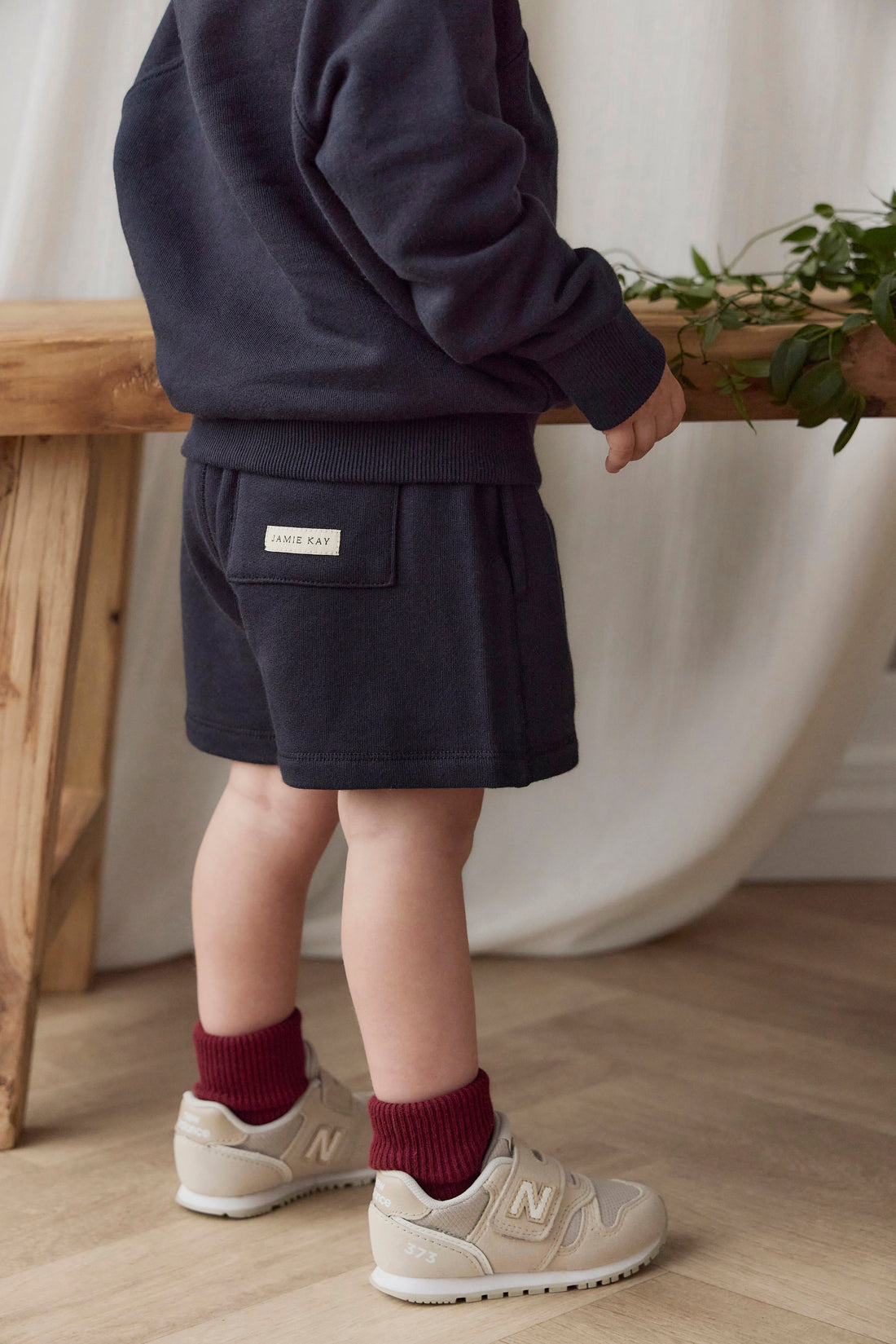 Organic Cotton Jalen Short - Maritime Childrens Shorts from Jamie Kay Australia