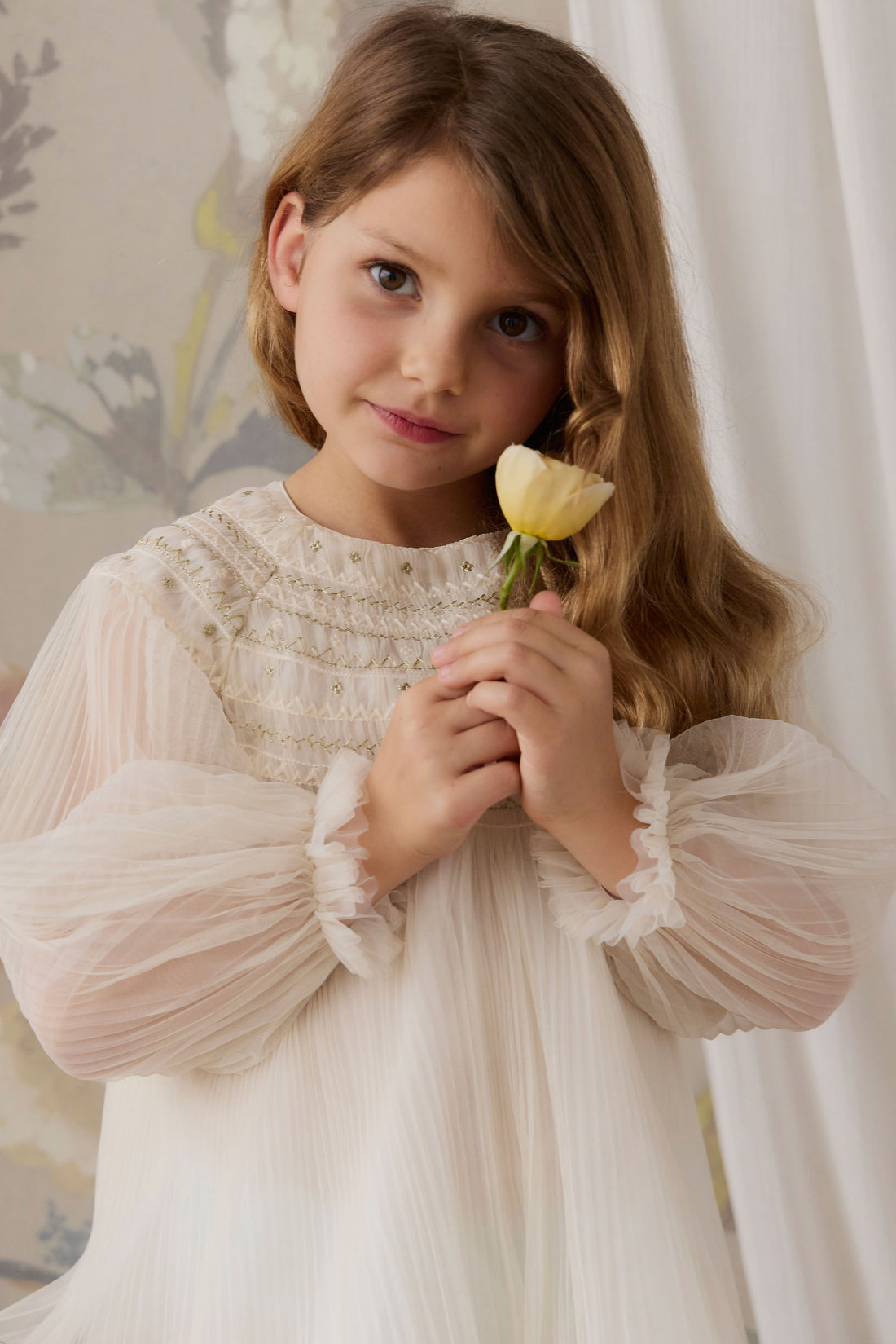 Lydie Tulle Dress - Snow Angel Childrens Dress from Jamie Kay Australia