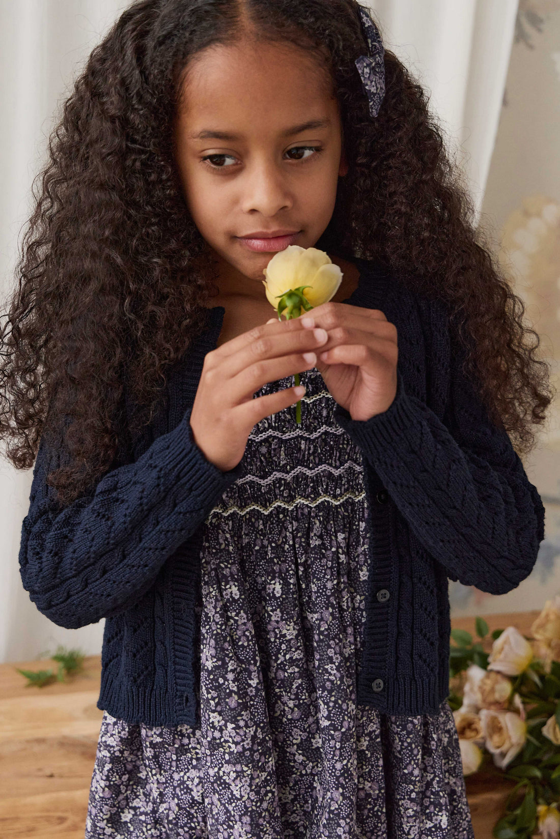 Arabella Knitted Cardigan - Starry Night Childrens Cardigan from Jamie Kay Australia