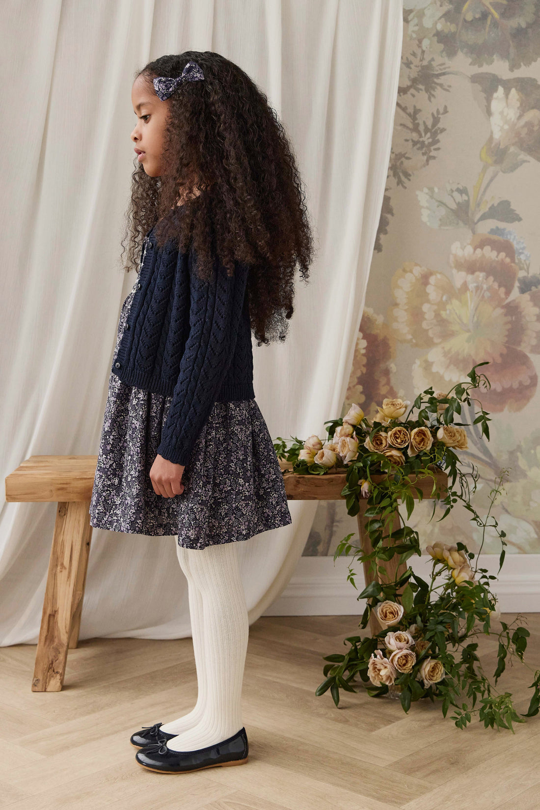 Arabella Knitted Cardigan - Starry Night Childrens Cardigan from Jamie Kay Australia