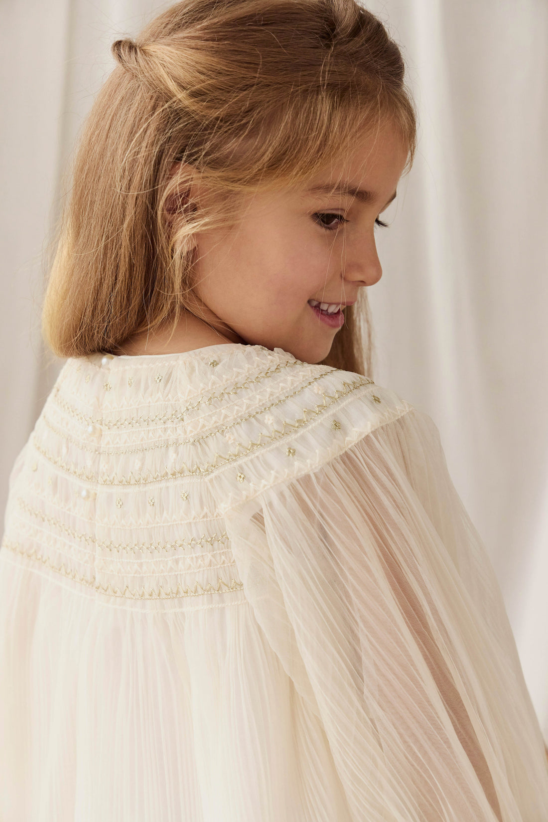 Lydie Tulle Dress - Snow Angel Childrens Dress from Jamie Kay Australia