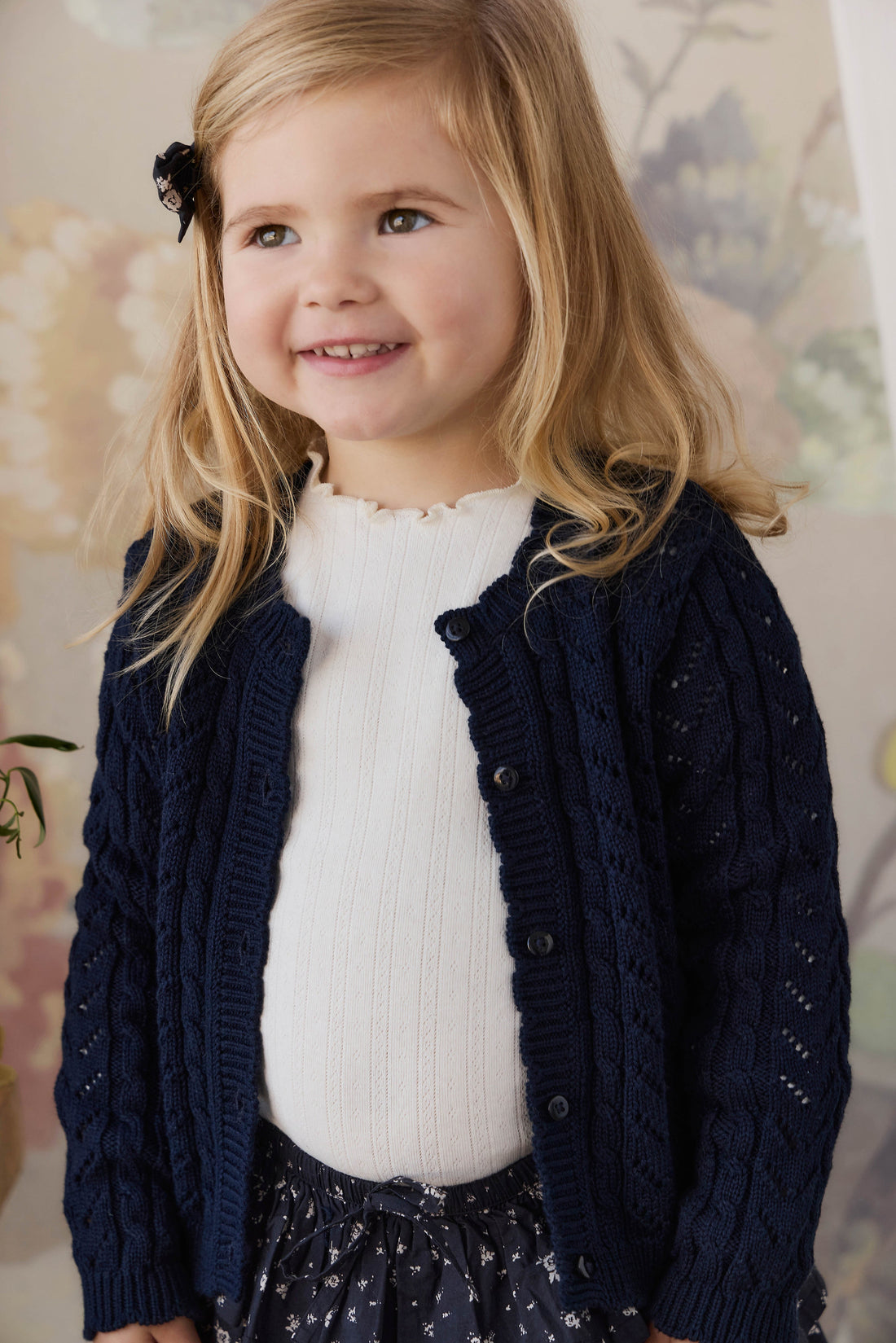 Arabella Knitted Cardigan - Starry Night Childrens Cardigan from Jamie Kay Australia