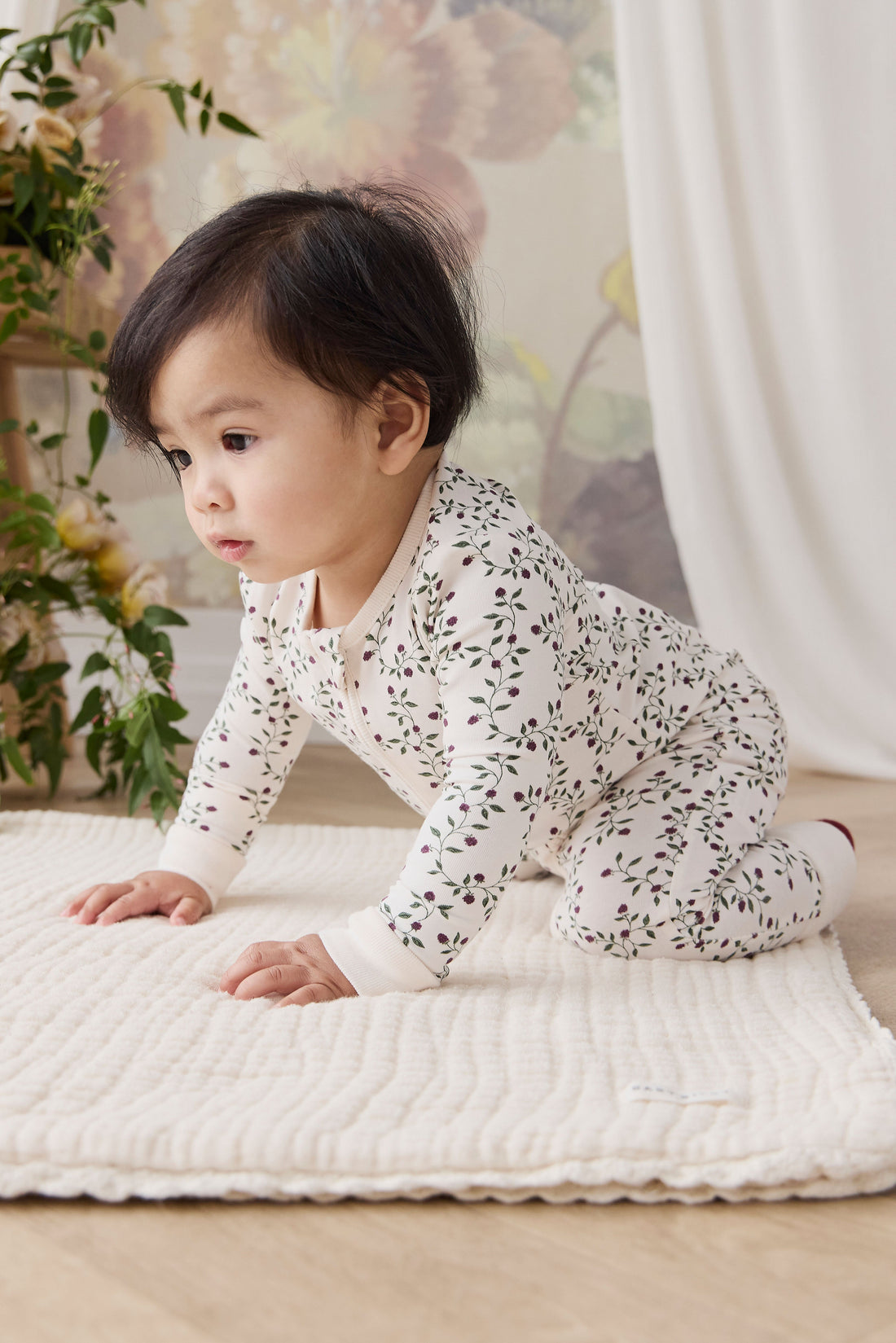 Organic Cotton Jude Onepiece - Mulberries Childrens Onepiece from Jamie Kay Australia