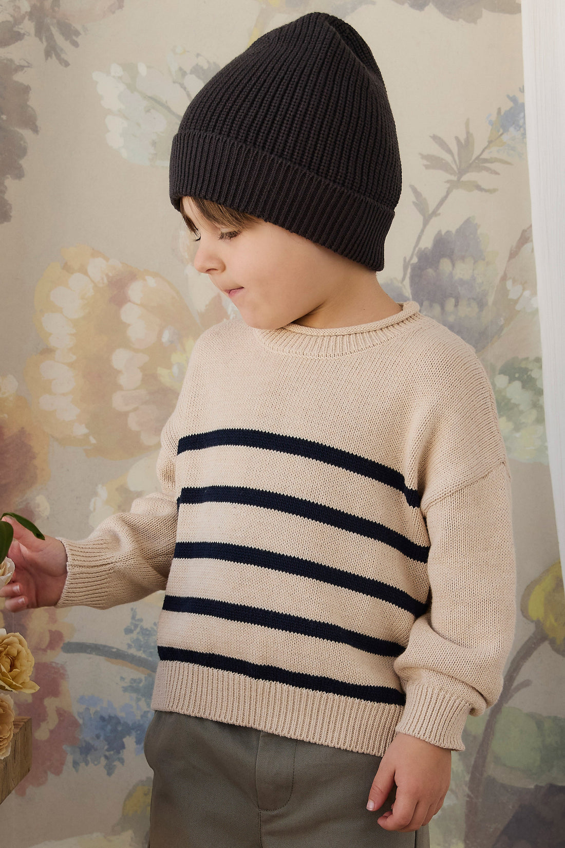 Johan Knit Beanie - Umber Childrens Beanie from Jamie Kay Australia