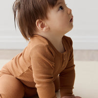 Organic Cotton Modal Long Sleeve Bodysuit - Baker Childrens Bodysuit from Jamie Kay Australia