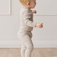 Organic Cotton Modal Long Sleeve Bodysuit - Milford Childrens Bodysuit from Jamie Kay Australia