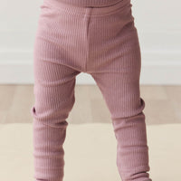 Organic Cotton Modal Everyday Legging - Twilight Childrens Legging from Jamie Kay Australia