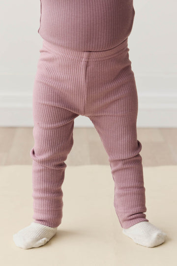 Organic Cotton Modal Everyday Legging - Twilight Childrens Legging from Jamie Kay Australia