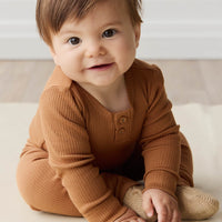 Organic Cotton Modal Long Sleeve Bodysuit - Baker Childrens Bodysuit from Jamie Kay Australia