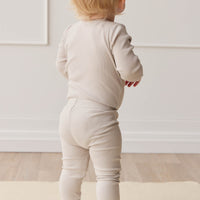 Organic Cotton Modal Long Sleeve Bodysuit - Milford Childrens Bodysuit from Jamie Kay Australia