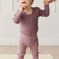 Organic Cotton Modal Everyday Legging - Twilight Childrens Legging from Jamie Kay Australia