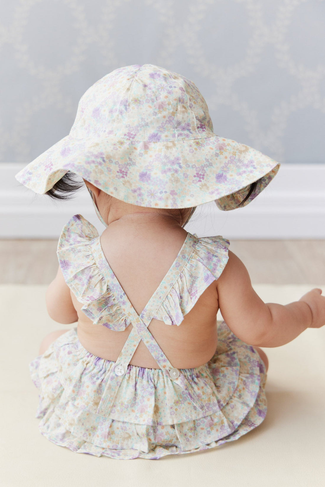 Organic Cotton Madeline Playsuit - Mayflower Childrens Playsuit from Jamie Kay Australia