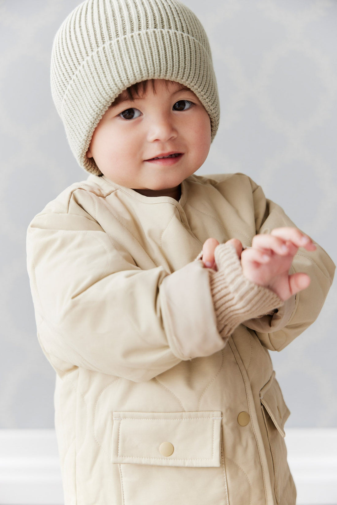 Arie Puffer Jacket - Cashew Childrens Jacket from Jamie Kay Australia