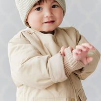 Arie Puffer Jacket - Cashew Childrens Jacket from Jamie Kay Australia