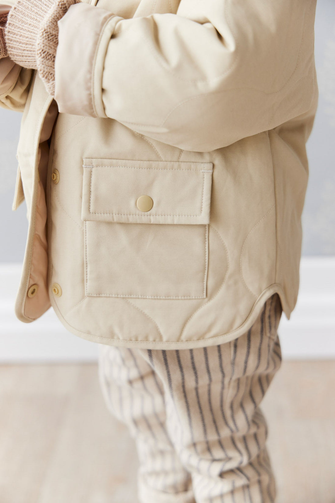 Arie Puffer Jacket - Cashew Childrens Jacket from Jamie Kay Australia