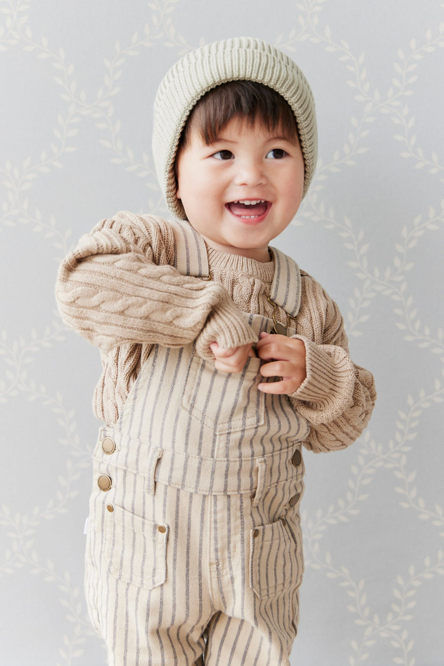 Arlo Overall - Cashew/Moonstone Childrens Overall from Jamie Kay Australia